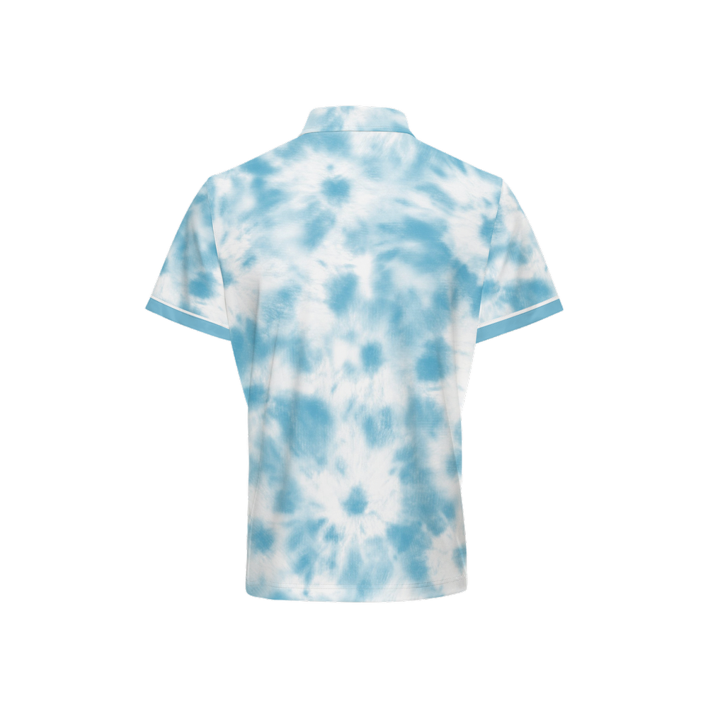 Blue and White Tie Die