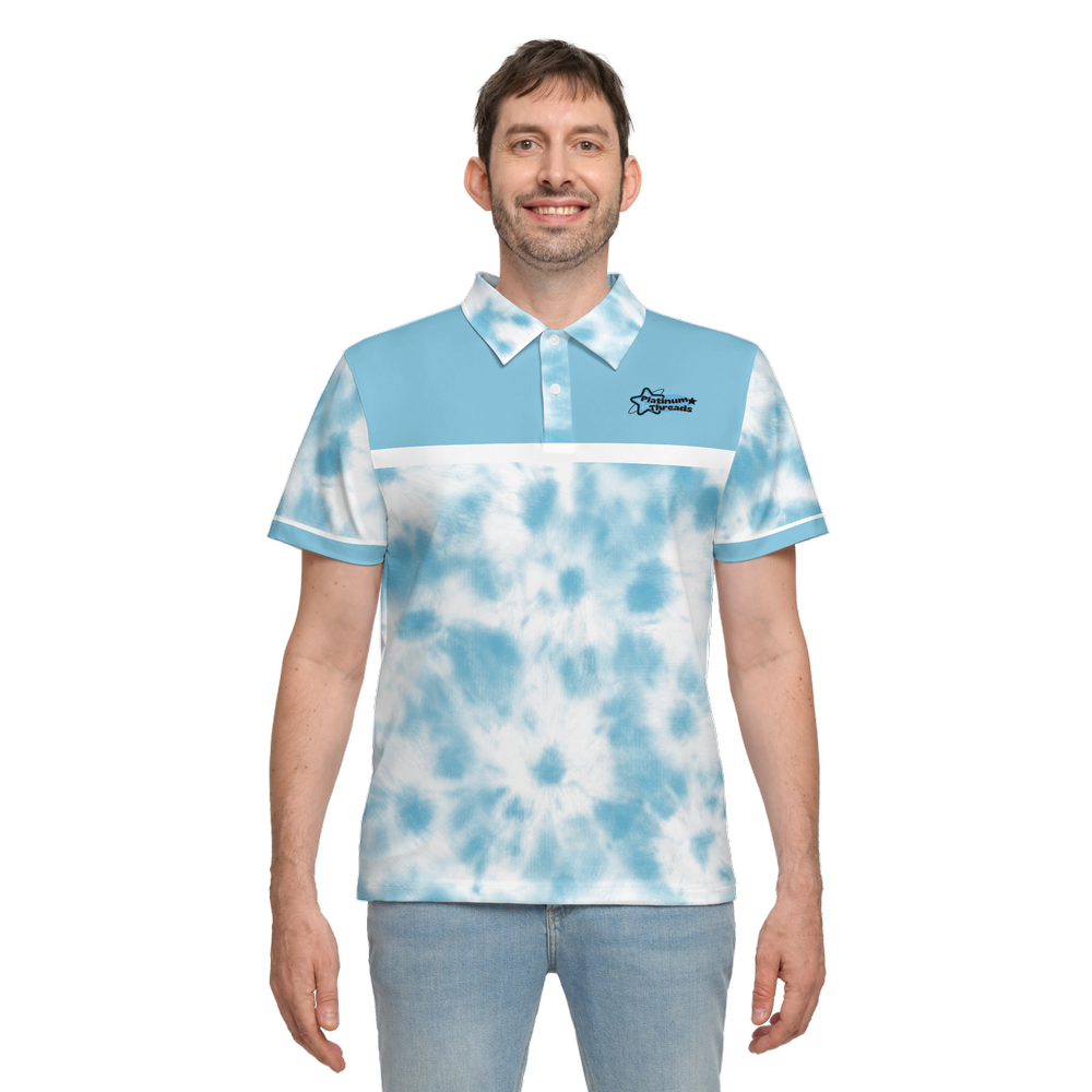 Blue and White Tie Die